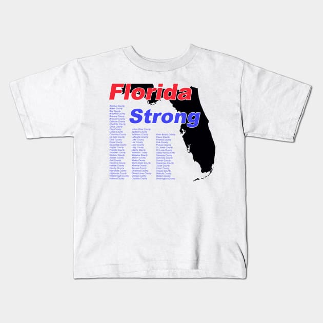 Florida Strong Kids T-Shirt by CreativePhil